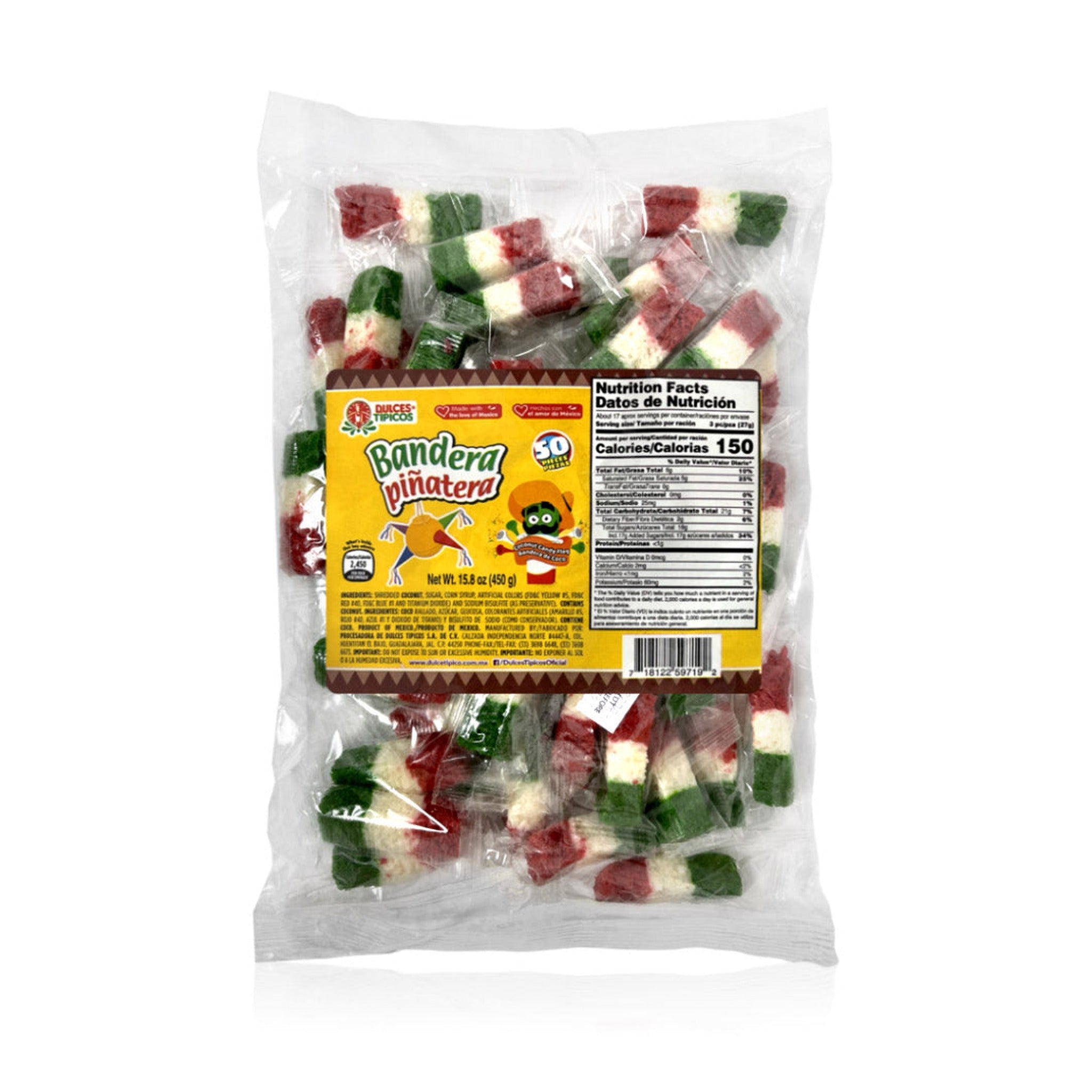 Tipicos Bandera Pinatera 50pc